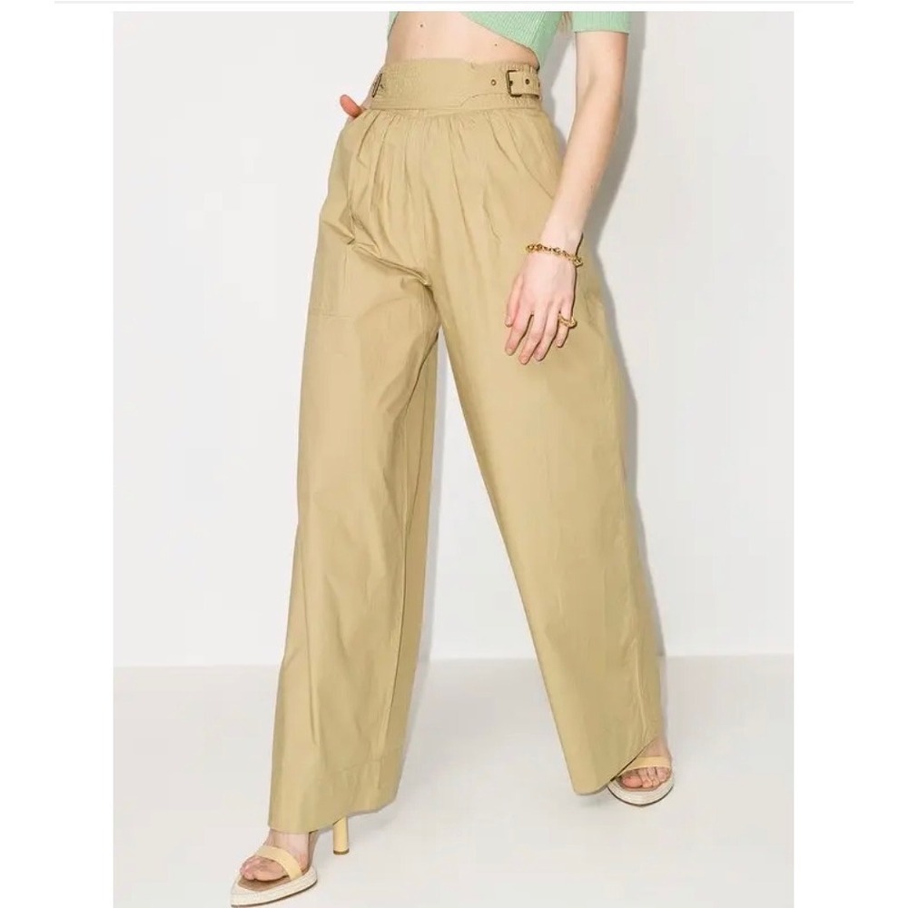 Ulla Johnson Leo Wide Leg Belted Trouser Pant NWT Women's size 0 Lightweight